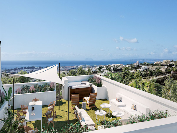 Andalusian Style Penthouse with Solarium in Benahavís Andalusian Style Penthouse with Solarium in Benahavís